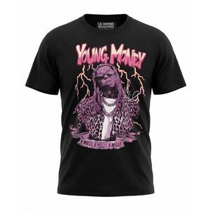 Lil Wayne Reason Brand T Shirt Mens 3XL NWT Young Money A Milli Graphic Black Te